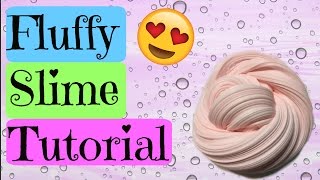 Fluffy Slime Tutorial [upl. by Joselyn329]