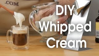 DIY whipped cream in 60 seconds [upl. by Pantin]