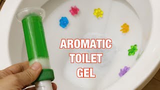 AROMATIC TOILET GEL  Toilet Deodorant Freshener Cleaner Gel [upl. by Ferro]