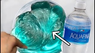 1 INGREDIENT SLIME 💧 ❓ WATER  slime [upl. by Ainehta783]