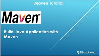 Maven Tutorial  Build Java Application with Maven [upl. by Milano]