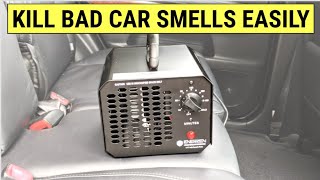 How To Permanently Eliminate Car Odors  Ozone Generator DIY Review [upl. by Issie]