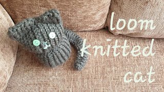 Loom Knitted Cat [upl. by Atrebla476]