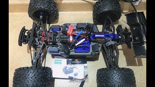 Upgrading a Traxxas ERevo 20 VXL Part 2 Hobbywing Max 6 [upl. by Alesiram]