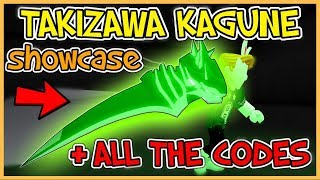 Ro Ghoul  Takizawa Kagune Showcase amp ALL THE CODES [upl. by Ecnerwaled732]