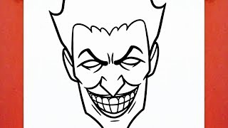 HOW TO DRAW THE JOKER [upl. by Eanej]