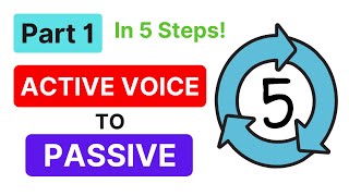 PASSIVE VOICE  Change Active to Passive Voice  Part 1 [upl. by Robby354]