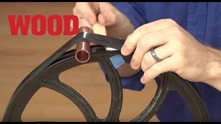 How to Replace a Bandsaw Tire  WOOD magazine [upl. by Uba]