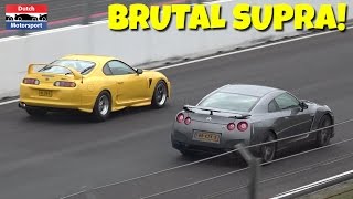 700HP Toyota Supra  Drag Racing amp BURNOUTS  Japfest 2017 [upl. by Pulcheria]