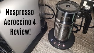 Nespresso Aeroccino 4 Milk Frother Review  Worth upgrading from the Aeroccino 3 [upl. by Iraj]