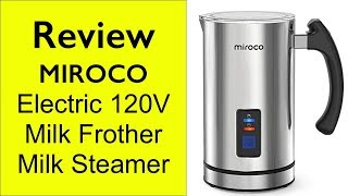 Review Miroco Milk Frother  How to make froth milk at home [upl. by Harty879]