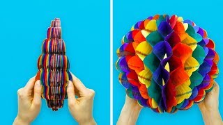 25 MANUALIDADES ADORABLES CON PAPEL [upl. by Etnoek]