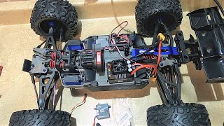 Upgrading a Traxxas ERevo 20 VXL Part 3 Single Servo [upl. by Scevor]