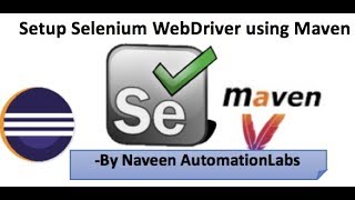 Write your first Selenium WebDriver code using Maven  POM Dependency [upl. by Ronni591]