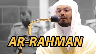 ARRAHMAN  SHEIKH YASSER DOSSARY  AMAZING RECITATION [upl. by Coster]