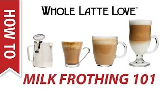 Milk Frothing for Beginners [upl. by Summer]