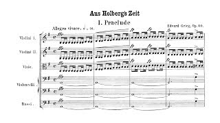 Grieg  Holberg Suite Complete Score [upl. by Koehler]