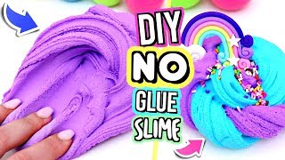 HOW TO MAKE SLIME WITHOUT GLUE No Glue Slime Recipes [upl. by Esinev865]