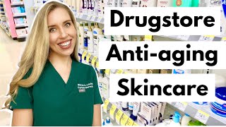 Drugstore Antiaging Skincare Routine  The Budget Dermatologist [upl. by Anelah]