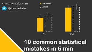 Ten Statistical Mistakes in 5 Min [upl. by Gwynne]