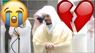 Imam Breaks Into Tears   Emotional Makkah Tahajjud Prayer  Sheikh Yasser AlDosari [upl. by Gleich293]