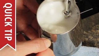 How to AutoFroth Milk for Lattes [upl. by Aitital]