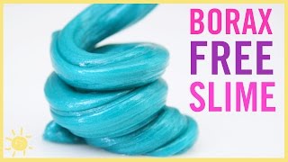 BEST Kid Friendly Slime NO Borax [upl. by Niknar]