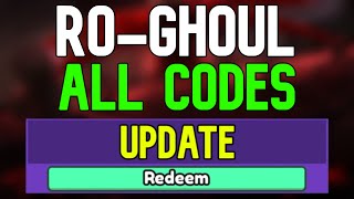 New RoGhoul Codes  Roblox RoGhoul Codes April 2024 [upl. by Neila]