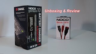 NOCO GENIUS10 Battery Charger amp Maintainer  Unboxing amp Review Must Have Product For Anyone [upl. by Nosraep]