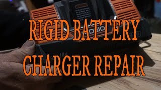 RIDGID BATTERY CHARGER REPAIR [upl. by Wertz]