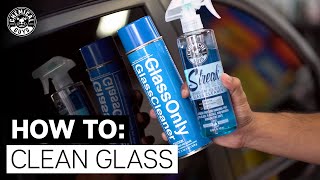 How To Clean Your Cars Glass StreakFree  Chemical Guys [upl. by Lorrimer]