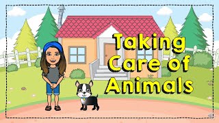 Taking care of animals  Kindergarten [upl. by Eiramyma]