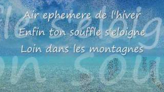 Caresse sur LOcean Lyrics [upl. by Yekcir]